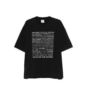 Vetements Black T-Shirts & Vests - T-Shirts Men